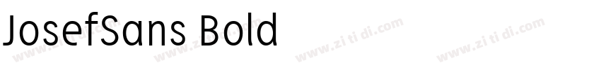 JosefSans Bold字体转换
